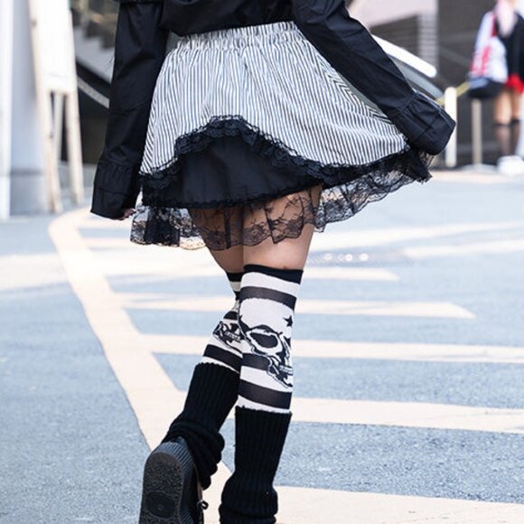 ACDC RAG W Cross Gothic Punk Skirt - Picture 4 of 7